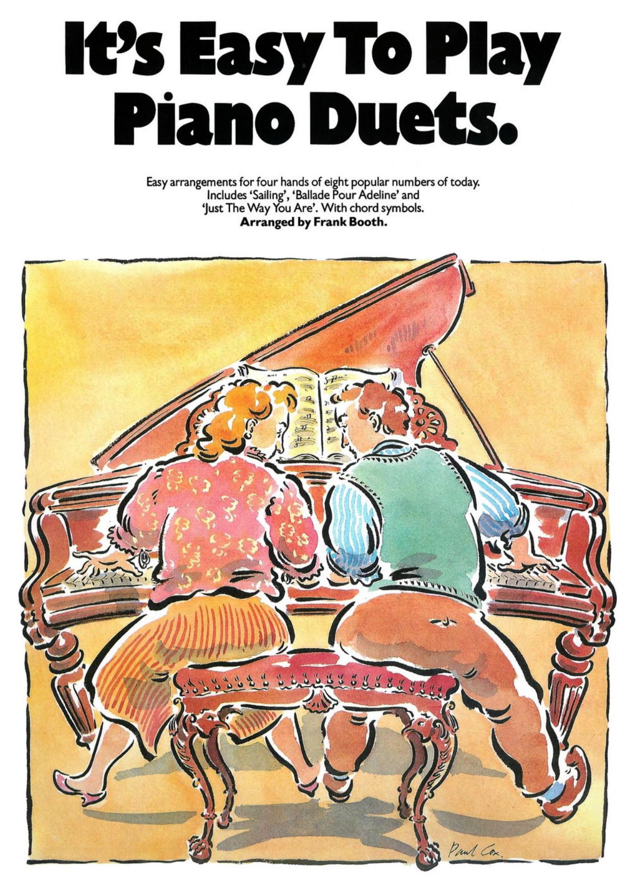 It's Easy To Play Piano Duets by Booth F