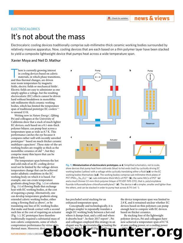 Itâs not about the mass by Xavier Moya & Neil D. Mathur