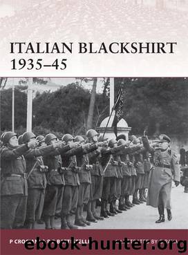 Italian Blackshirt 1935-45 by Pier Battistelli