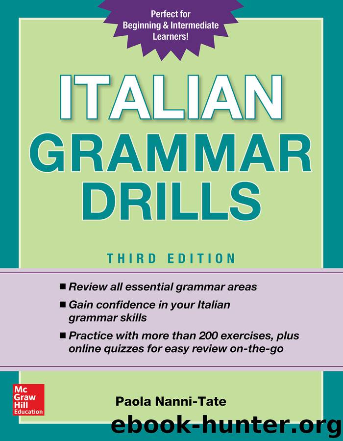 Italian Grammar Drills by Paola Nanni-Tate