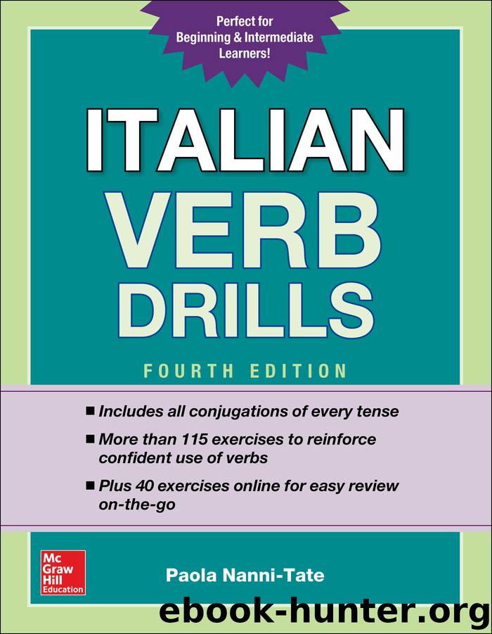 Italian Verb Drills by Paola Nanni-Tate