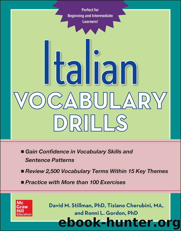 Italian Vocabulary Drills by David Stillman