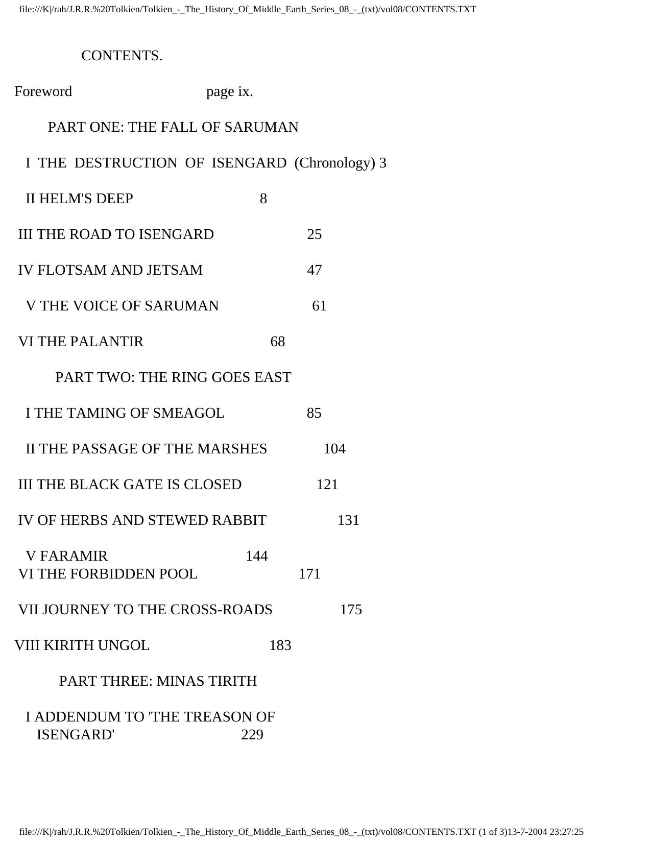 J R R Tolkien The History of Middle Earth 08 by Unknown