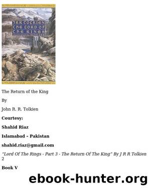 J R R Tolkien.-.The Return of the King by Shahid Riaz