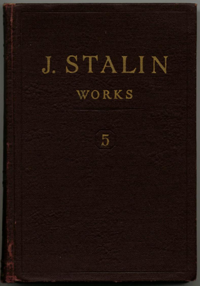 J. Stalin Works (1921-1923, Volume 5) by Joseph Stalin