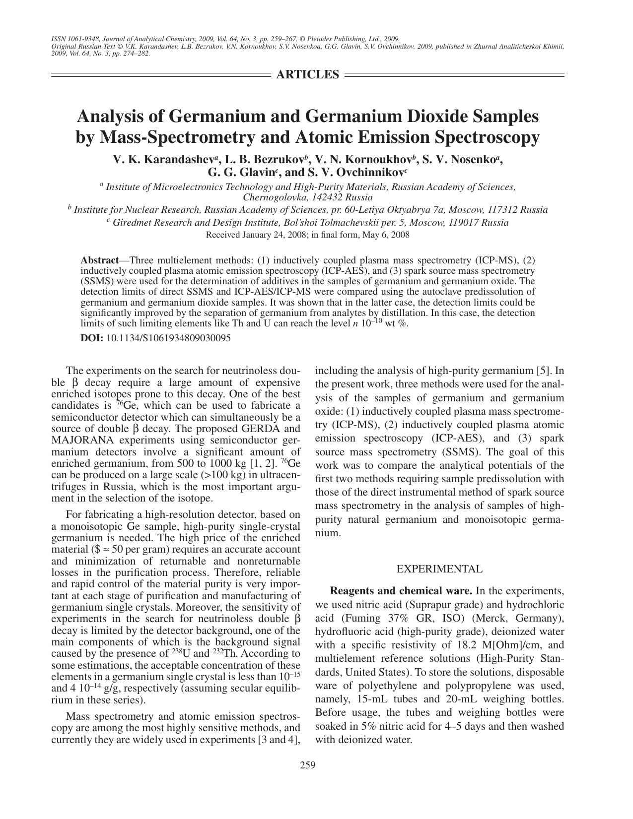 J. of Anal. Chem. Vol 64 iss 3 2009 [10.1134s1061934809030095] V. K. Karandashev by Unknown