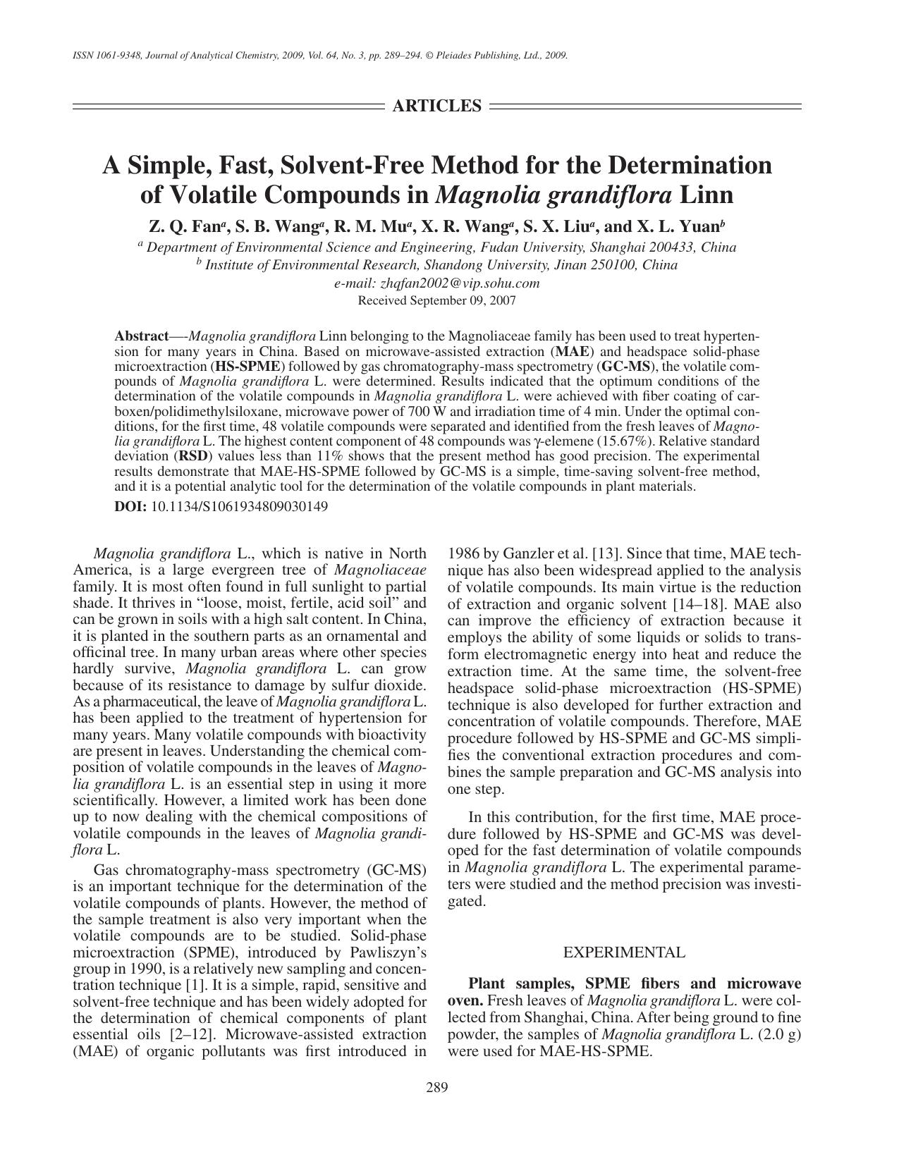 J. of Anal. Chem. Vol 64 iss 3 2009 [10.1134s1061934809030149] Z. Q. Fan by Unknown