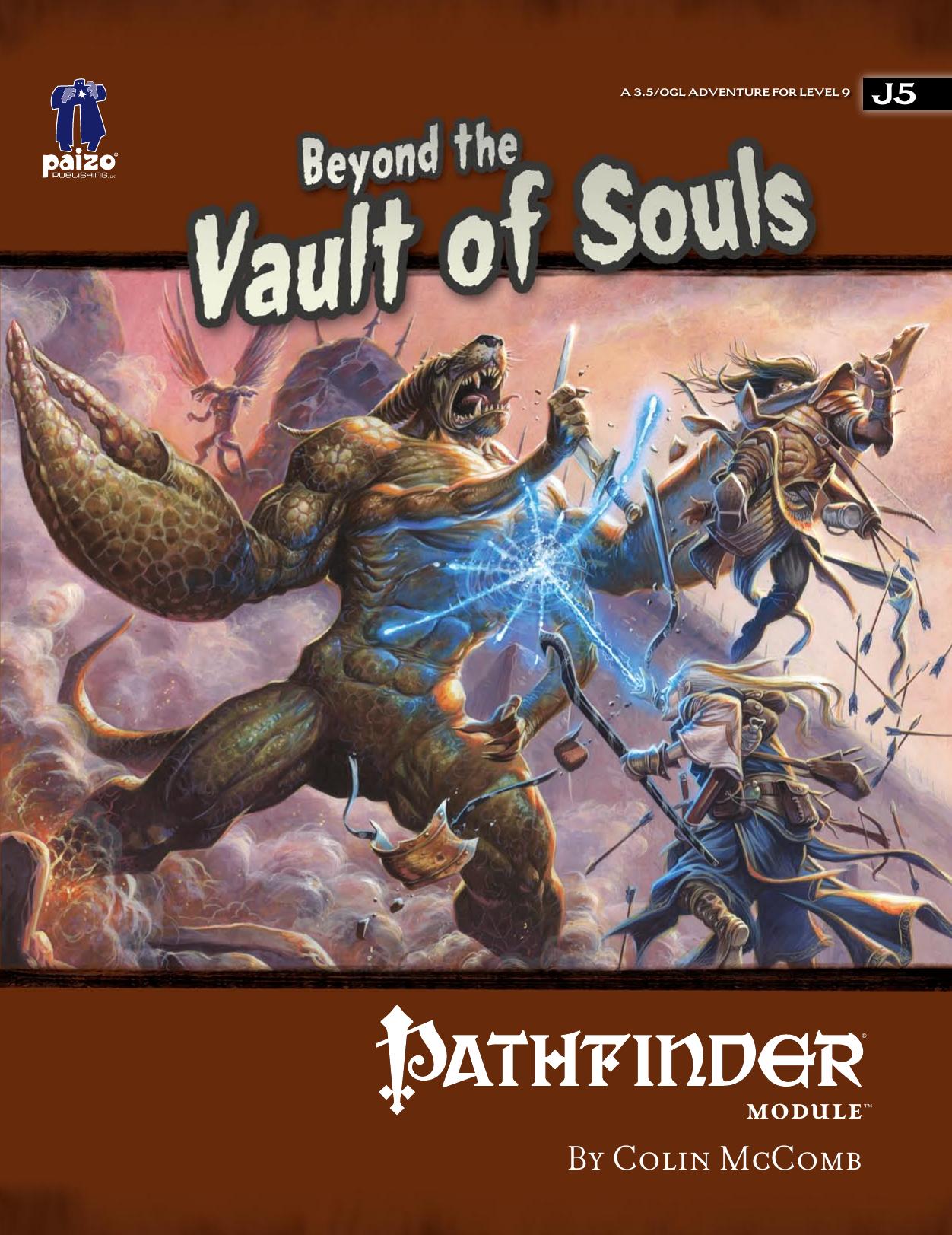 J5 Beyond the Vault of Souls by Paizo Publishing