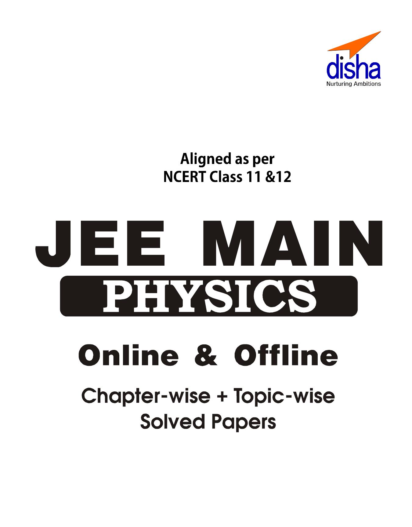 JEE MAIN PHYSICS by Sanjeev Kumar Jha