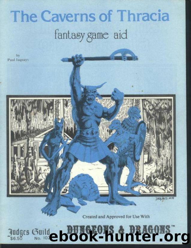 JG0102 The Caverns of Thracia by D & D