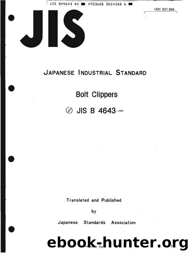 JIS B 4643-1984 scan by Unknown