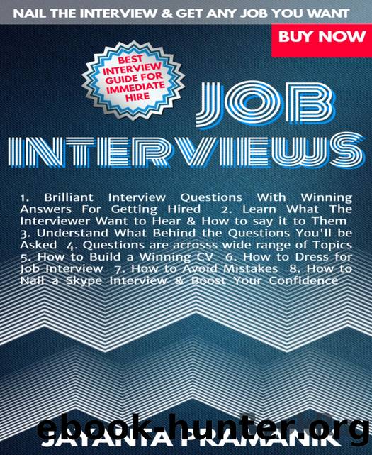 JOB INTERVIEWS by Jayanta Pramanik
