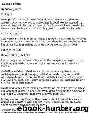 JORDAN Nicole - The Courtship Wars 2 To Bed a Beauty by To Bed a Beauty