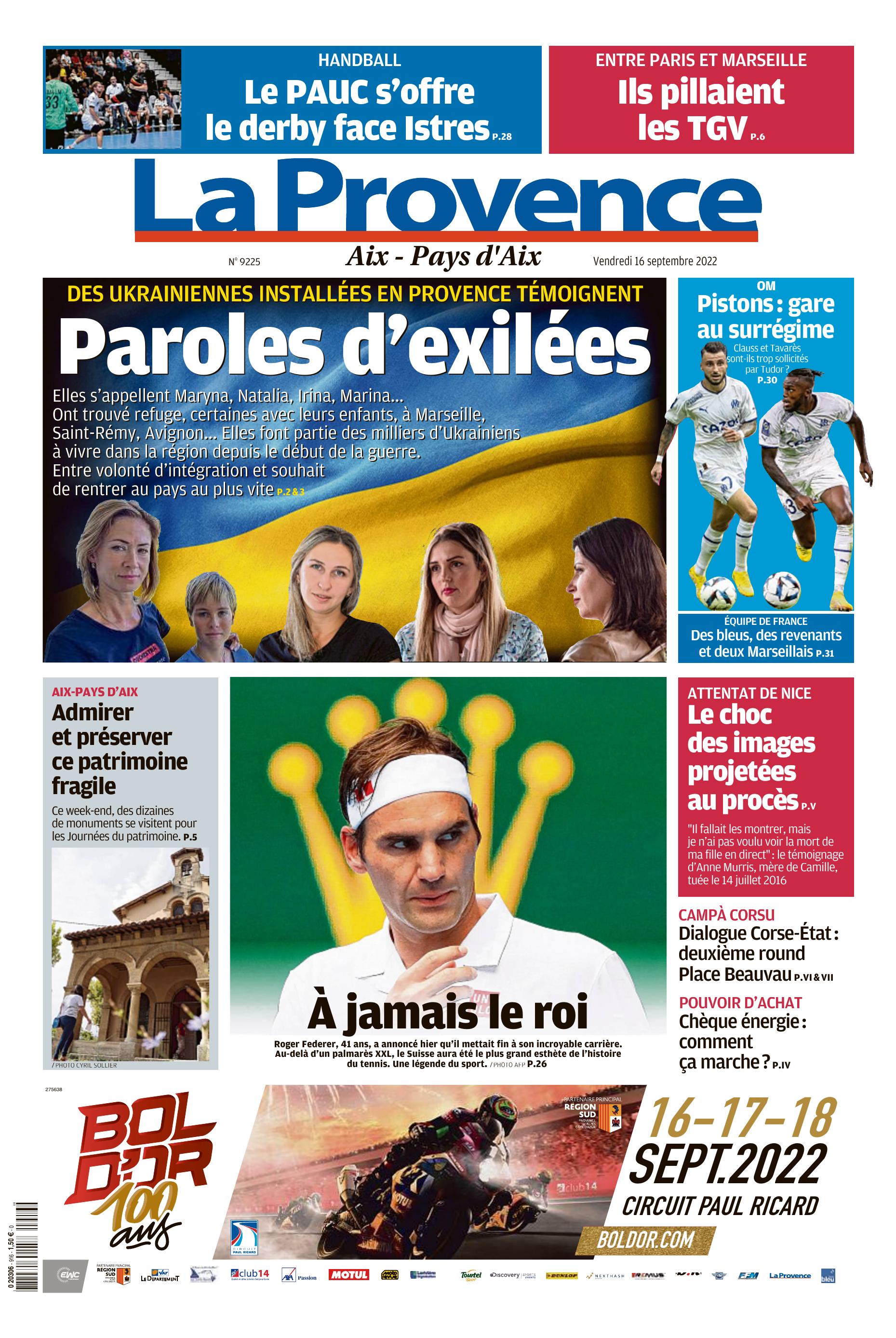 JOURNAL by LA PROVENCE AIX-16-09-2022