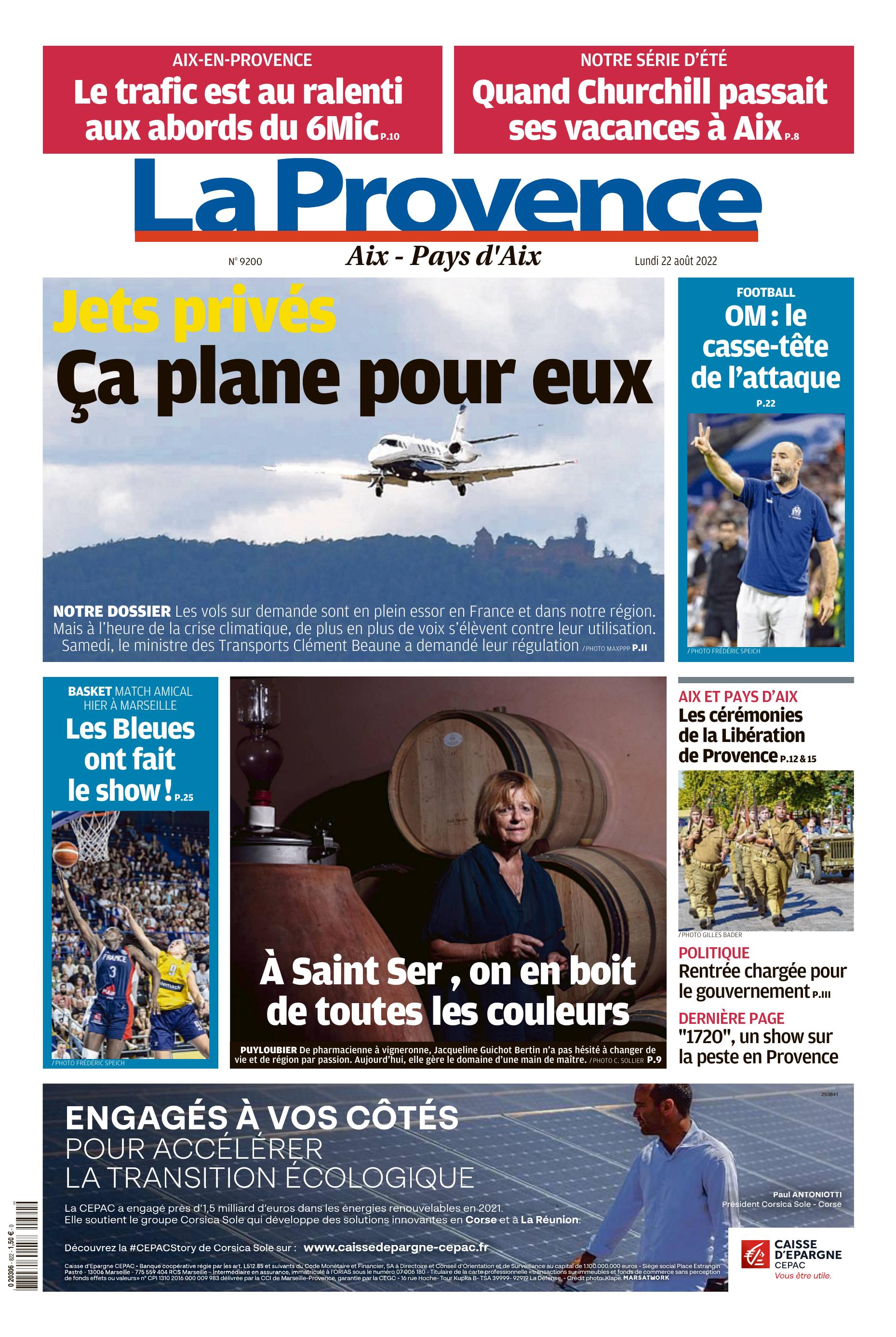 JOURNAL by LA PROVENCE AIX-22-08-2022