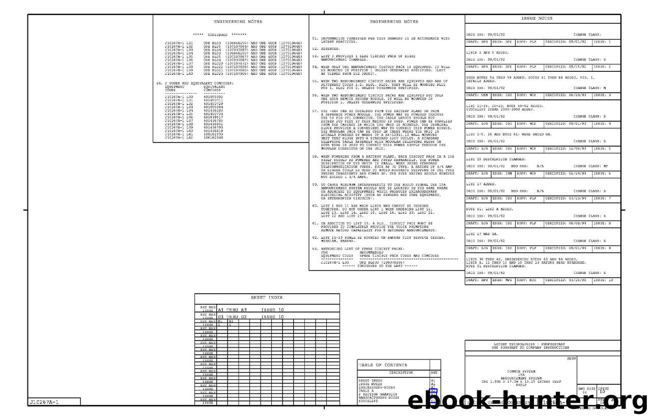 J_1C267A_1-COMMON SYSTEM 15A ANNOUNCEMENT SYSTEM by Lucent Technologies
