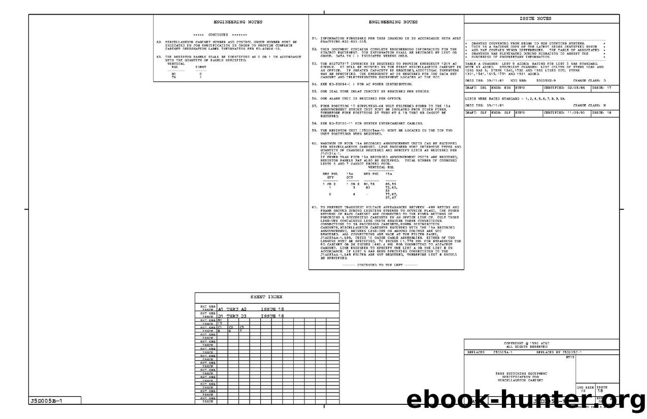 J_5D005B_1-SPECIFICATION FOR MISCELLANEOUS CABINET by Lucent Technologies