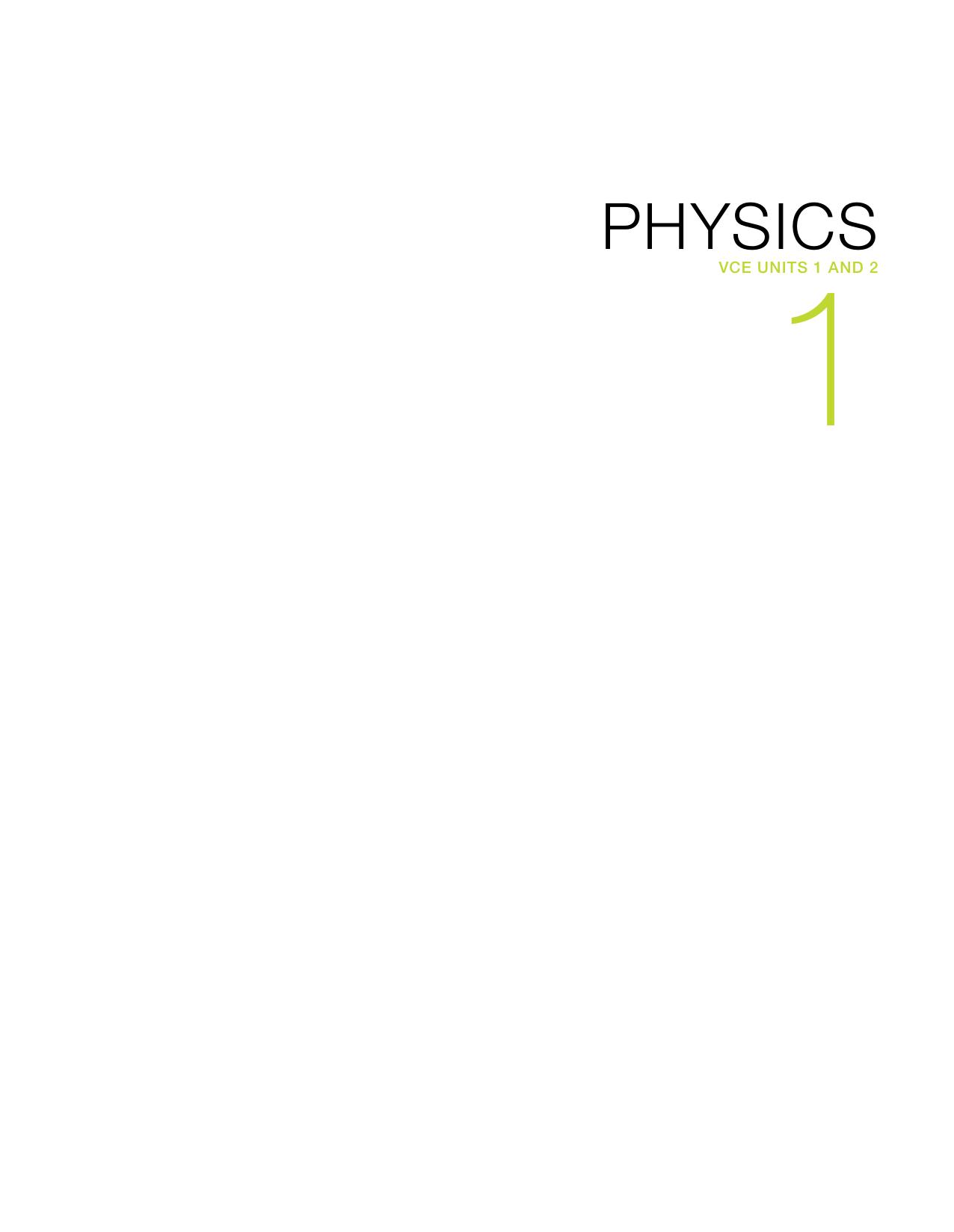 Jacaranda Physics 1: VCE units 1 & 2 by Dan O’Keeffe Graeme Lofts Peter Pentland Ross Phillips