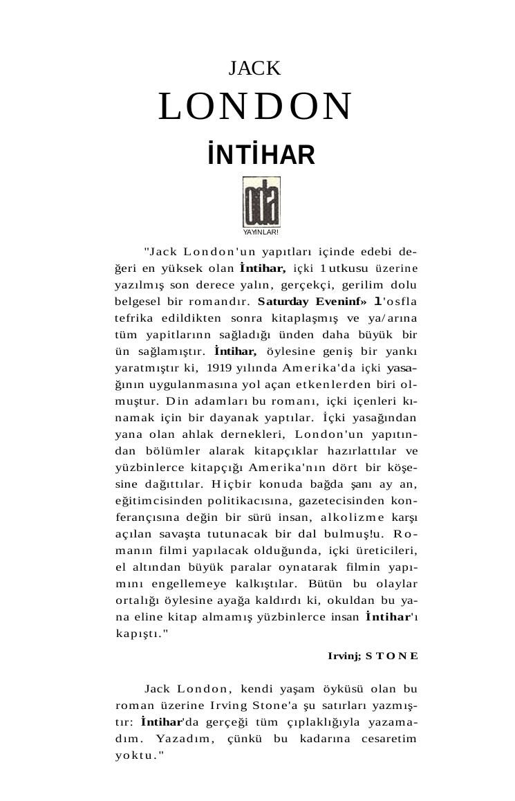 Jack London by Intihar