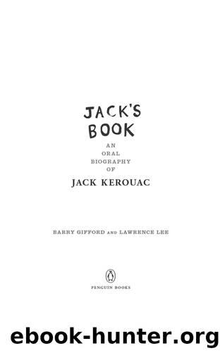 Jack's Book by Barry Gifford & Lawrence Lee