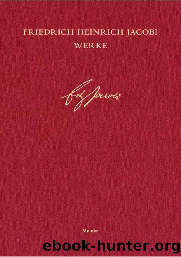 Jacobi by Romane I (9783787333783)