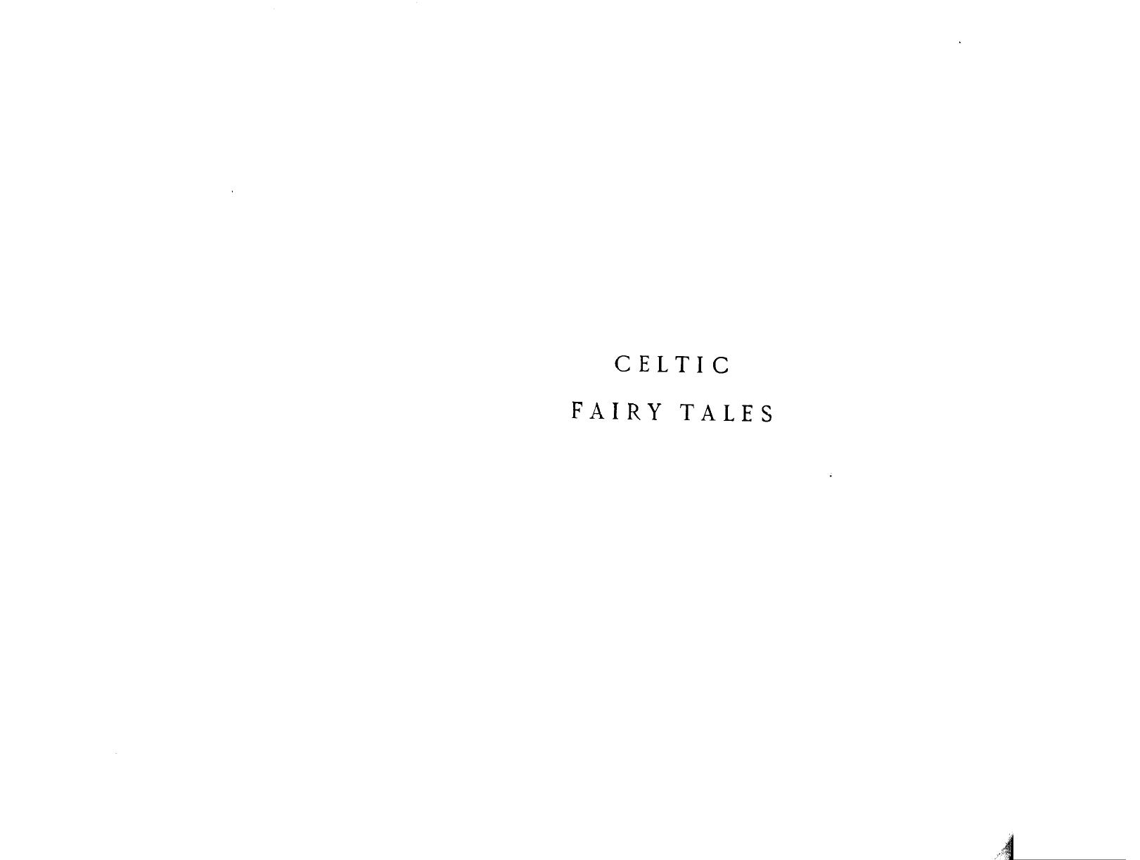Jacobs, Joseph Jacobs by Celtic fairy tales