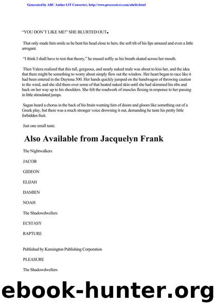 Jacquelyn Frank - Shadowdwellers 3 by Pleasure