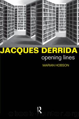 Jacques Derrida by Hobson Marian