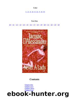Jacquie D'alessandro - Regency Historical 04 by Never A Lady