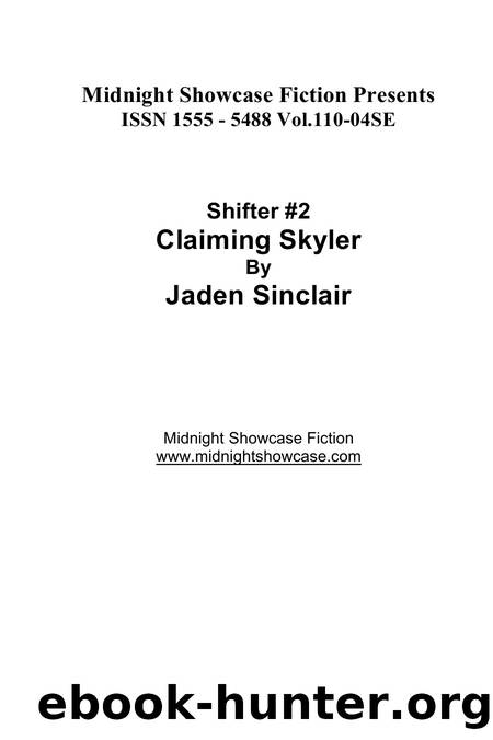 Jaden Sinclair - Shifter 02 by Claiming Skyler