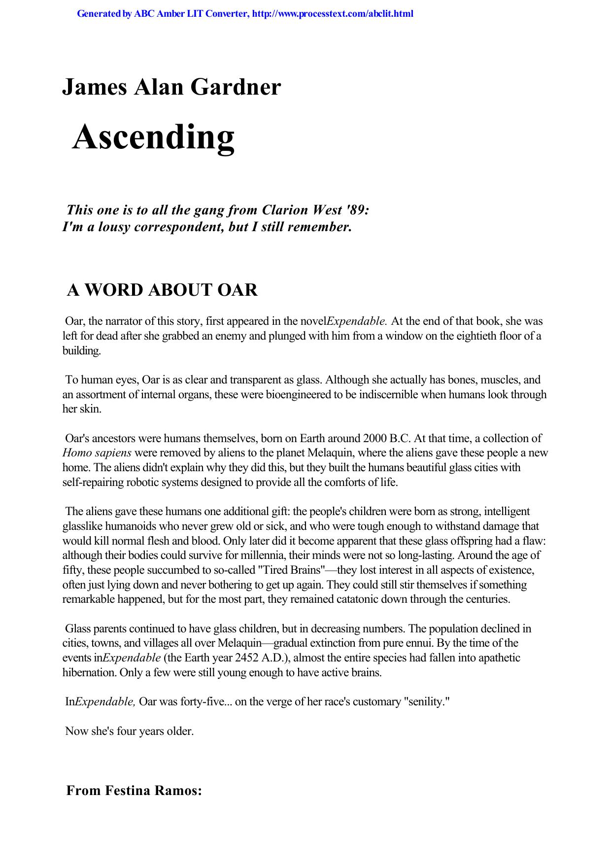 James Alan Gardner - League of Peoples 05 by Ascending