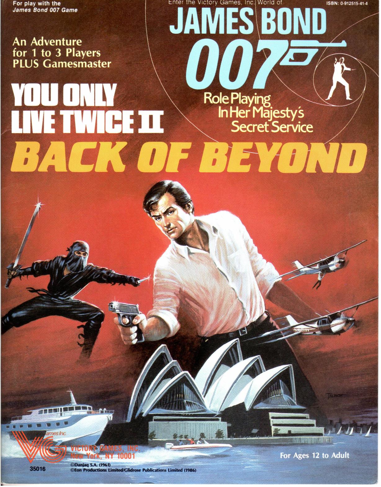 James Bond RPG - You Only Live Twice II by Back Of Beyond