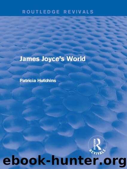 James Joyce's World by Hutchins Patricia