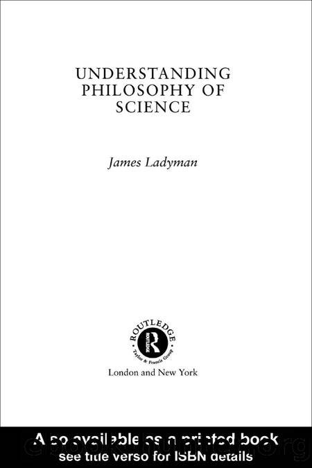 James Ladyman by Understanding Philosophy of Science-Routledge (2002)
