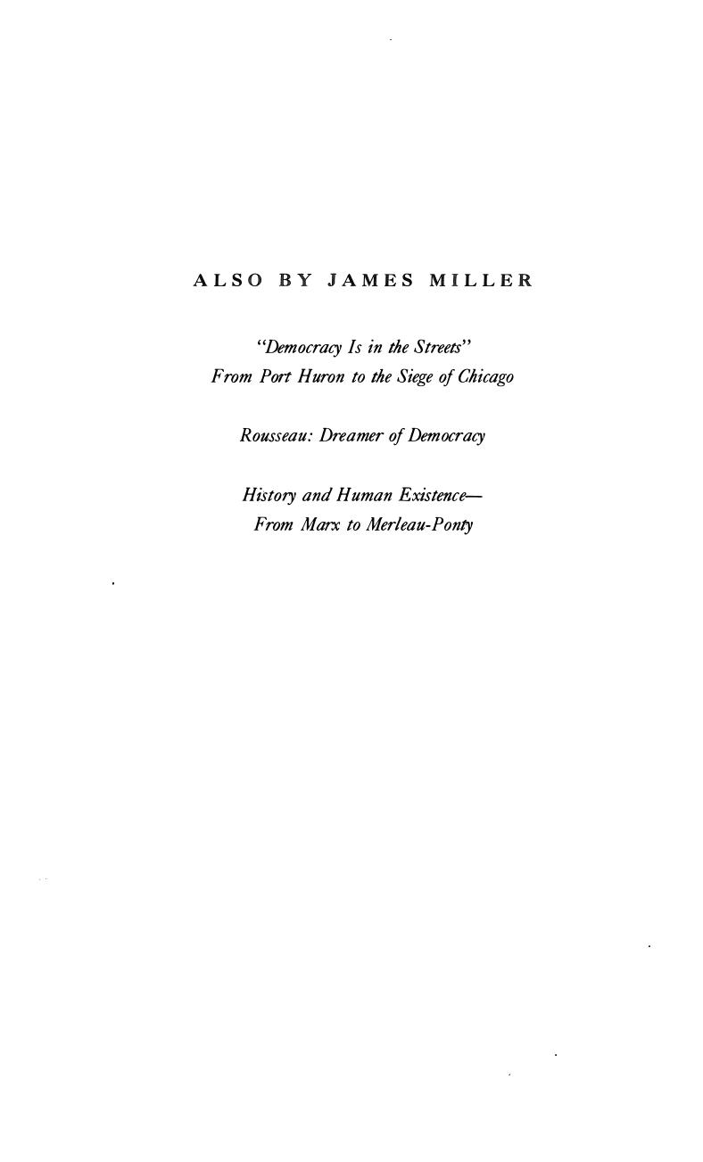 James Miller-The Passion of Michel Foucault-Anchor (1994) by Unknown