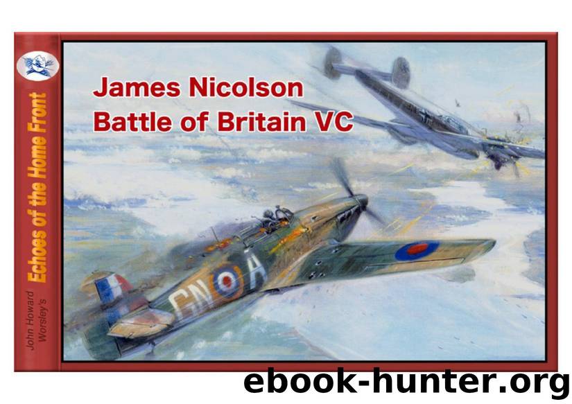 James Nicolson Battle of Britain VC: From his blazing cockpit, he chased and beat his enemy. (Echoes of the Home Front Book 8) by John Howard Worsley