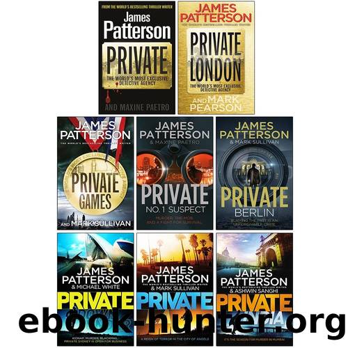 James Patterson Private Series 1-8 Books Collection Set by Patterson James