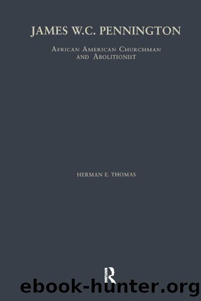 James W.C. Pennington by Herman E. Thomas