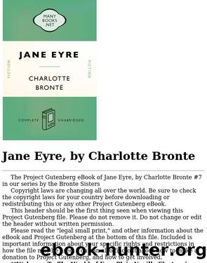 Jane Eyre by Charlotte BrontÎ
