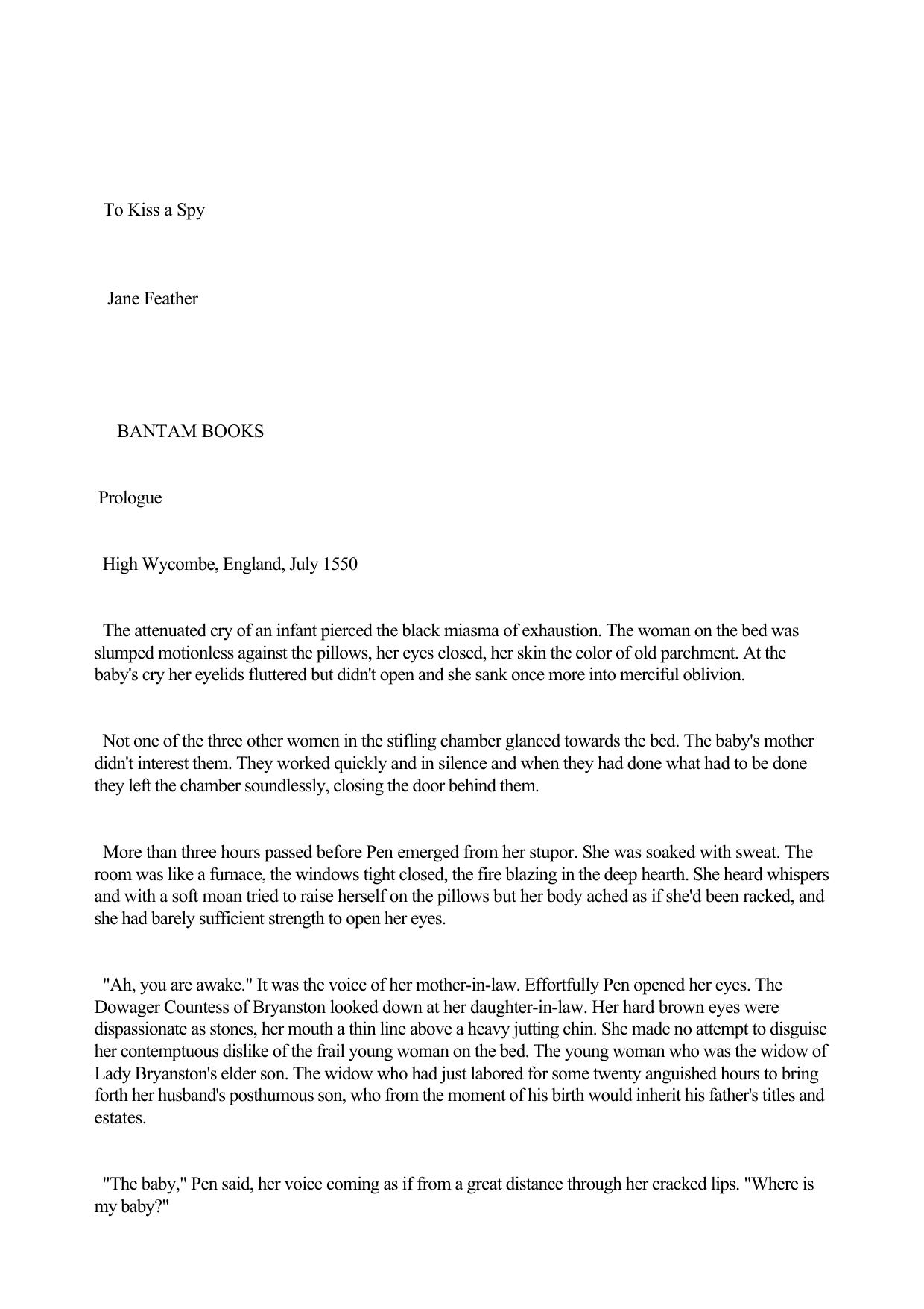 Jane Feather - Kiss Series 02 by To Kiss A Spy