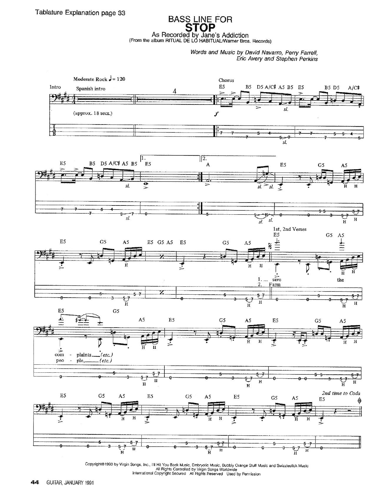 Jane's Addiction - Stop by MaX fRaK