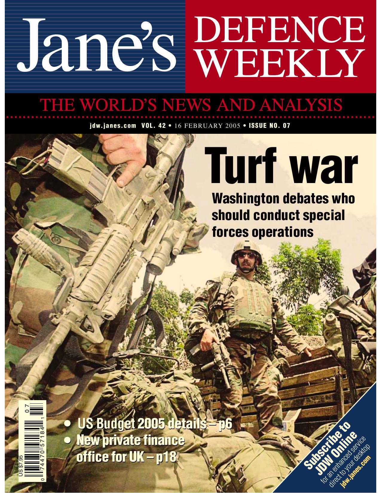 Jane's Defence Weekly Vol 42 Issue 07 by 16 Feb 2005