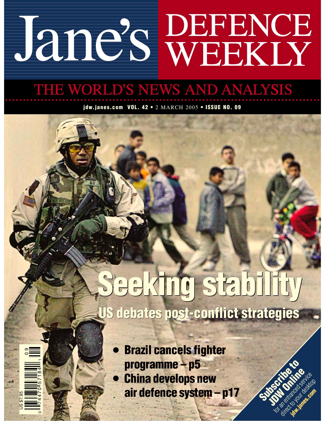 Jane's Defence Weekly Vol 42 Issue 09 by 02 Mar 2005