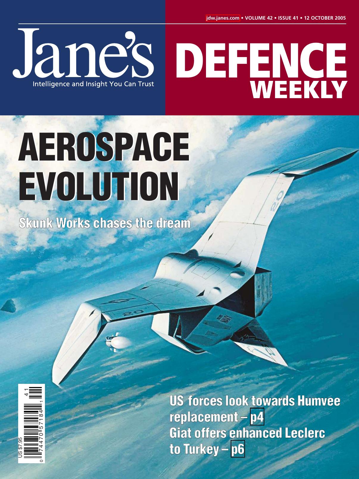 Jane's Defence Weekly Vol 42 Issue 41 by 12 Oct 2005