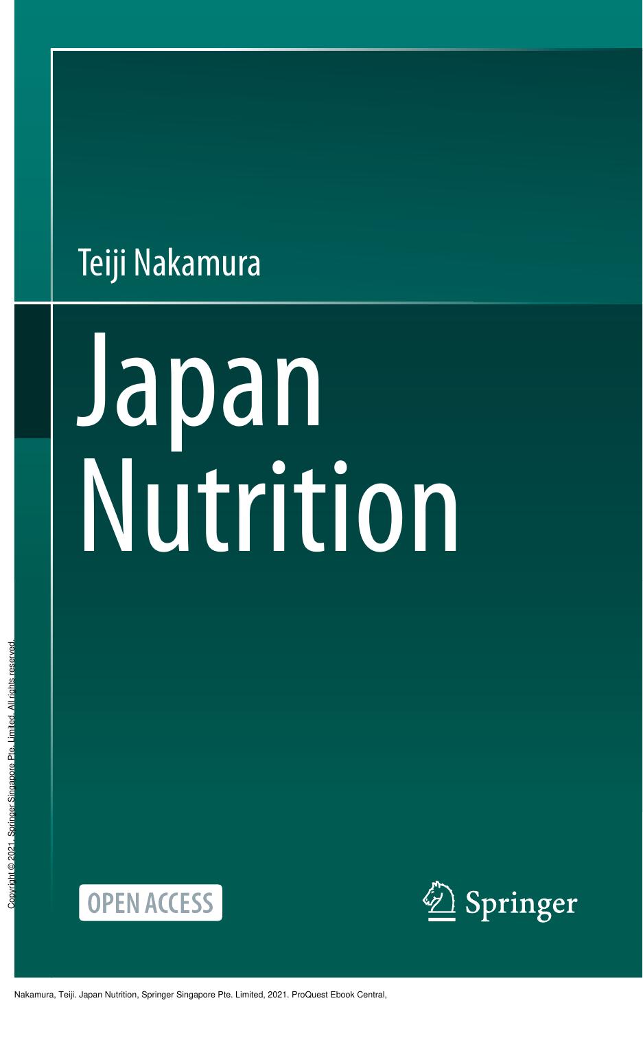 Japan Nutrition by Teiji Nakamura