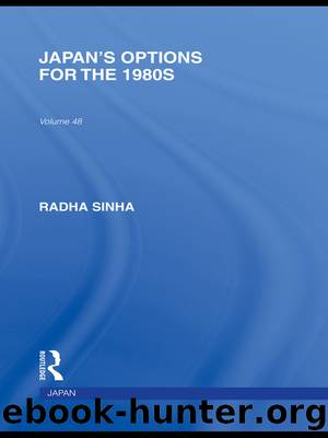 Japan's Options for the 1980s by Radha Sinha