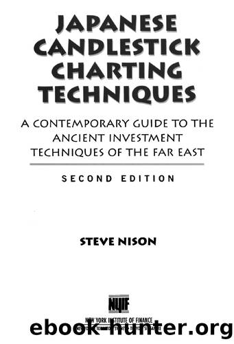 Japanese Candlestick Charting by Steve Nison