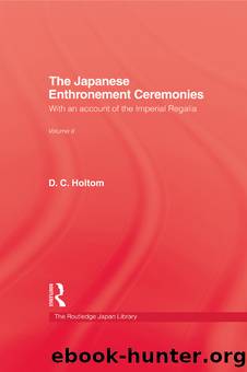 Japanese Enthronement Ceremonies by Holtom