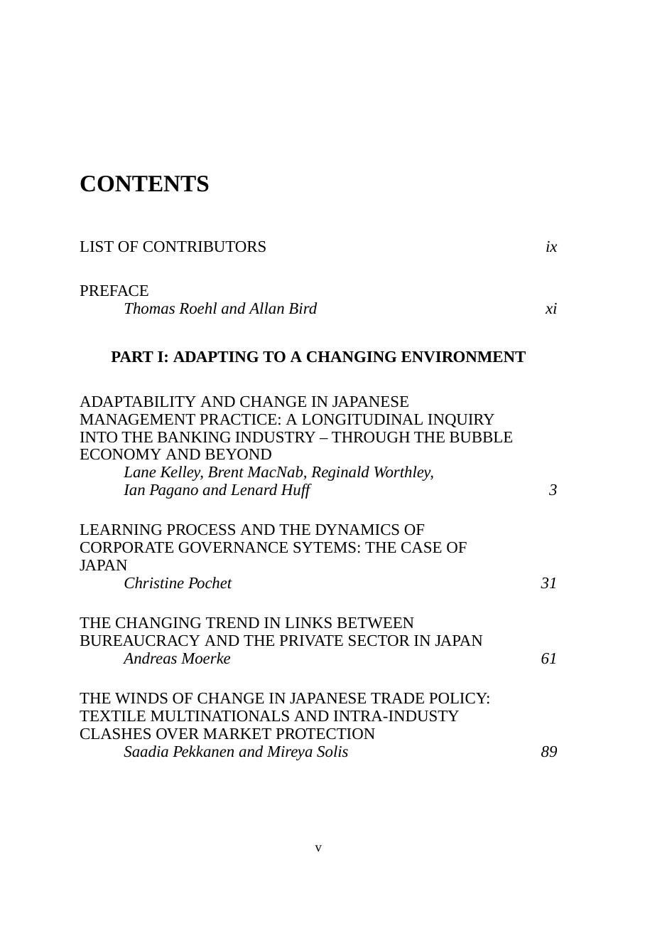 Japanese Firms in Transition, Volume 17: Responding to the Globalization Challenge by Tom Roehl Allan Bird