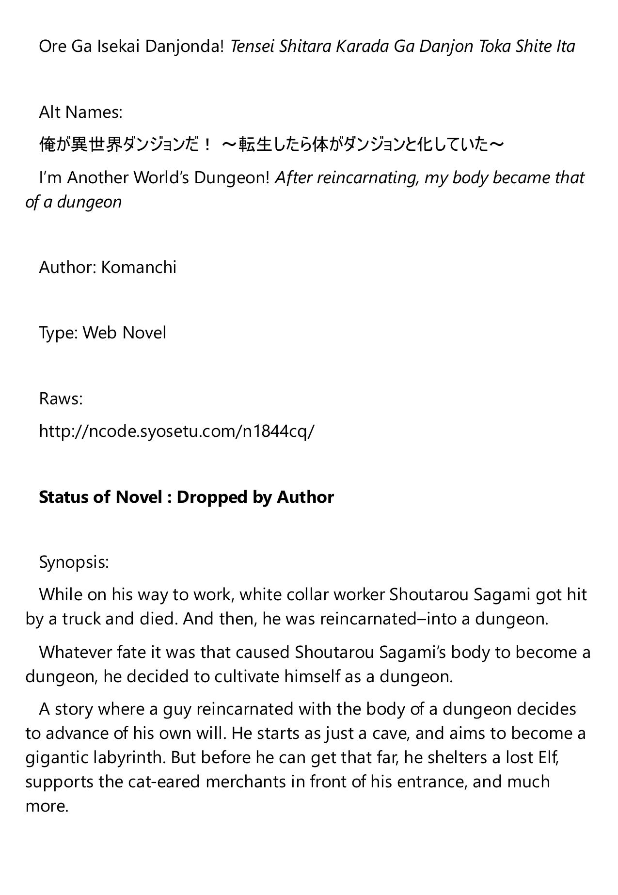Japanese Novels (English)V2 by WN Chapter 01-06
